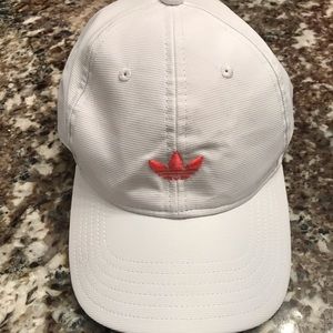 Adidas hat - white & pink